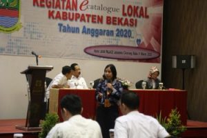 Kegiatan Bimbingan Teknis (Bimtek) penyusunan e-Katalog di lingkungan Pemerintah Kabupaten Bekasi, Rabu (11/03) | Foto: Humas Pemkab Bekasi