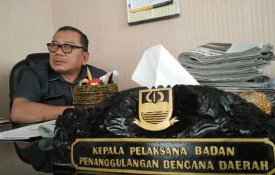 Kepala Badan Penanggulangan Bencana Daerah (BPBD) Kabupaten Bekasi, Aspuri.