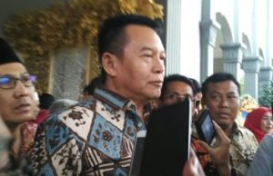 Bakal Calon Gubernur Jawa Barat, TB Hasanudin saat ditemui usai meminta doa restu dan dukungan dari tokoh masyarakat Kabupaten Bekasi terkait pencalonannya di Pilgub Jabar, Rabu (17/01) sore.