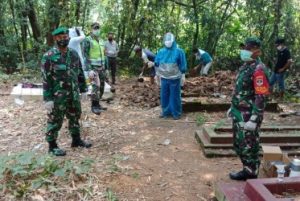 Pemakaman pasien suscpet /PDP di wilayah Kabupaten Bekasi.