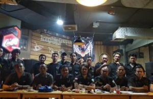 Kopdar sekaligus rapat persiapan Open Tournament Cup 234 SC Kabupaten Bekasi di KongDjie Coffe SGC, Minggu (13/10) malam.