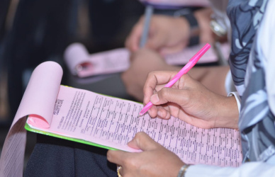 Uji Kompetensi Jabatan Administrasi terhadap pejabat eselon III dan pejabat eselon IV yang digelar di Gedung Wibawa Mukti, Cikarang Pusat, Rabu (27/02) | Foto: Humas Pemkab Bekasi