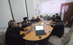 Pertemuan yang dilakukan elit PD Muhammadiyah dan PCNU Kabupaten Bekasi, Jum'at (05/08) malam.