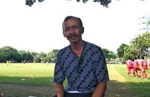 Calon Ketua Asosiasi PSSI Kabupaten Bekasi Nomor urut 2, Aang Sutisna.