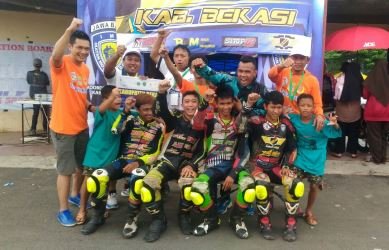 Atlet balap motor Kabupaten Bekasi