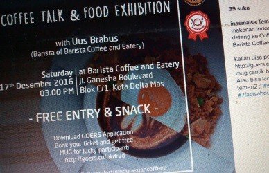 coffe talk and food indonesian