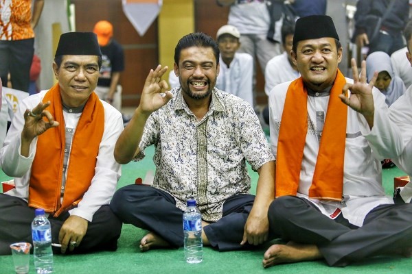 Presiden KSPI, Said Iqbal mendukung penuh pasangan Obon Tabroni dan Bambang Sumaryono dari jalur Independent di Pilkada 2017 | Foto : Edo Dos Santos