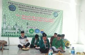 Peringatan Isra Mi'raj di aula Kampus STAI Haji Agus Salim Cikarang, Selasa (01/05).