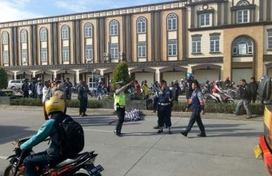 kecelakaan di stadion wibawa mukti