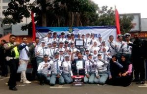 Polres Metro Bekasi yang diwakili siswa-siswi SMK Negeri 1 Cikarang Selatan berhasil meraih juara I Lomba Swabhara atau Siswa Bhayangkara 2019 yang dilaksanakan oleh Direktorat Lalu Lintas Polda Metro Jaya.