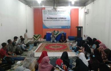 Kegiatan Madrasah Literasi yang diselenggarakan di aula kantor PD Muhammadiyah Kabupaten Bekasi, Ruko Permata, Komplek Metland, Kecamatan Tambun Selatan, Sabtu (11/11) pagi.