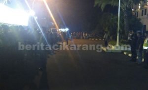 Apel persiapan Operasi Cipta Kondisi dan Ronda Touring, sinergi antara Kepolisian dan Club Motor di Kabupaten Bekasi, Sabtu (10/06) malam.