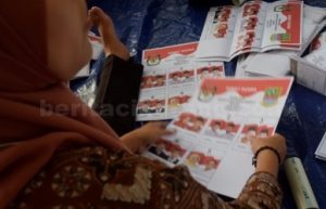 pelipatan surat suara kpu kabupaten bekasi