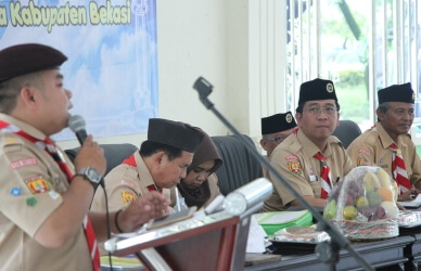 rakercab pramuka kabupaten bekasi