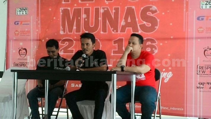 3 calon ketua umum TEVCI saat mengikuti Musyawarah Nasional (Munas) yaitu Indra Permana (TEVCI 029), Ahmad Sang Toguda Nasution (TEVCI 081) dan Henri Setiatmoko (TEVCI 038).