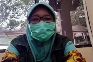 Kepala Bidang Pencegahan dan Pengendalian Penyakit (P2P) Dinas Kesehatan Kabupaten Bekasi, Masrikoh