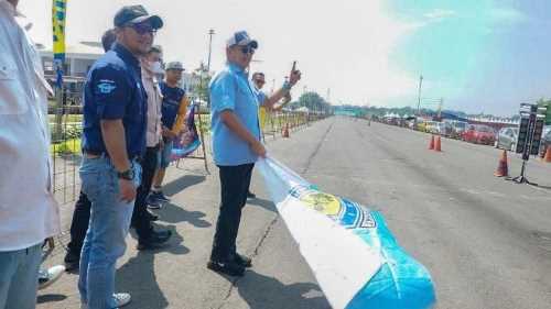 Ketua Umum IMI, Bambang Soesatyo yang juga Ketua MPR RI saat membuka event Meikarta Auto Fest 2022, Minggu (14/08) kemarin.