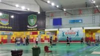 Kejuaraan Bulutangkis Antar Pelajar tingkat SMP dan SMA di GOR Bulutangkis Stadion Wibawa Mukti ajang seleksi atlet muda berbakat Kabupaten Bekasi untuk tampil di Popda Jabar 2023