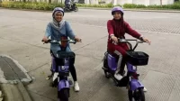 Sejak diuji coba bulan lalu di kawasan Kota Jababeka, Cikarang, Kabupaten Bekasi banyak pengguna baru sepeda listrik Beam Rover yang mendaftar setiap harinya.