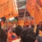 Konsolidasi Akbar Partai Buruh se-Provinsi Jawa Barat yang diselenggarakan di Stadion Mini Cikarang, Kabupaten Bekasi, Sabtu (23/09) siang.