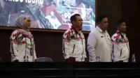 Pelepasan kontingen Kabupaten Bekasi untuk mengikuti ajang Pekan Olahraga Pemerintah Daerah (Porpemda) Ke 15 tingkat Jawa Barat tahun 2023.