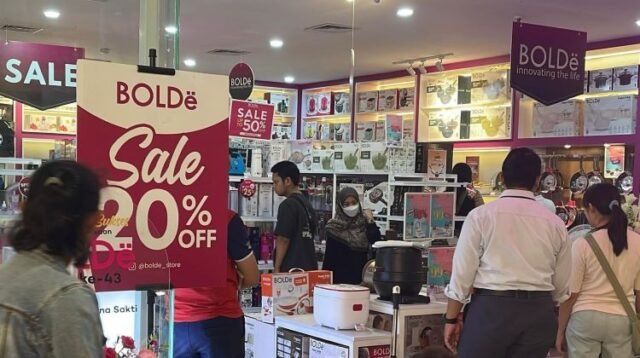 BOLDe merk produk alat rumah tanggal inovatif merayakan pembukaan BOLDe Store ke-61 di Lantai 2, Lot 2-023 AEON Mall Kota Deltamas, Cikarang Pusat, Kabupaten Bekasi.