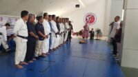 Pengukuhan 3 klub judo yang berada di bawah naunganan Persatuan Judo Seluruh Indonesia (PJSI) Kabupaten Bekasi, Minggu (21/04).