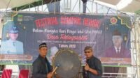 Festival Rampak Bedug 2023 di Desa Tridayasakti, Kecamatan Tambun Selatan, Kabupaten Bekasi.