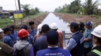 Pemerintah Kabupaten Bekasi melakukan upaya pencegahan dampak banjir dan kekeringan dengan melakukan normalisasi 3 sungai di Karangbahagia
