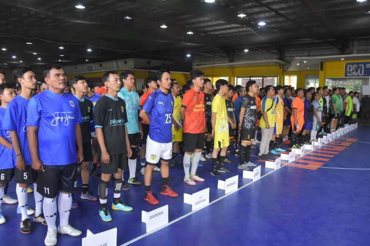 Turnamen futsal piala PJ Bupati 2024 kembali digelar dalam momen Hari Jadi ke-74 Kabupaten Bekasi. Turnamen futsal antar instansi di Pemerintah Kabupaten Bekasi itu berlangsung di Crown Sports Center Cikarang, Jum’at (16/08).