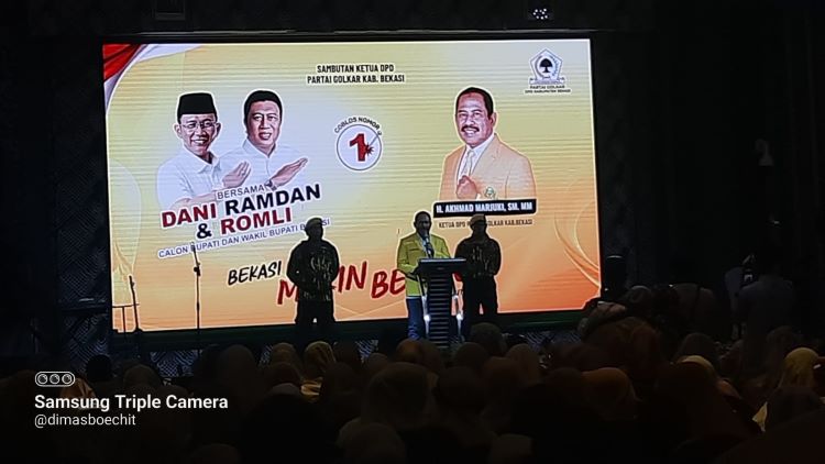 Golkar Kabupaten Bekasi menggelar doa bersama sebagai ikhtiar menjemput kemenangan Dani - Romli di Pilkada Kabupaten Bekasi 2024, Jum'at (22/11).