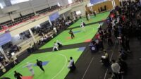 Perguruan Pencak Silat Betako (PPSB) Merpati Putih Kabupaten Bekasi sukses menggelar Bekasi Premier Pencak Silat Tournament 2nd Edition 2025. Acara bergengsi ini berlangsung selama dua hari, tepatnya pada Sabtu dan Minggu, 11-12 Januari 2025, bertempat di OSO Sport Center, Grandwisata, Lambangjaya, Tambun Selatan