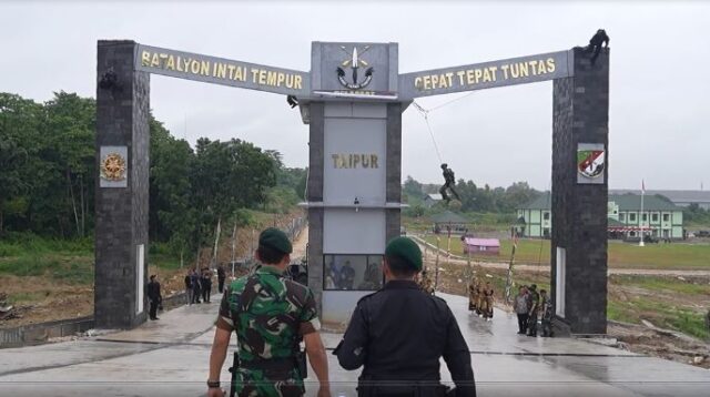 Peresmian Pembangunan Yontaipur Kostrad Tahap I.