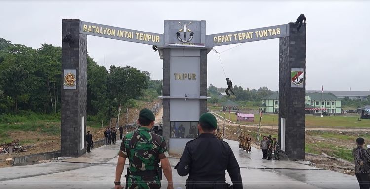 Peresmian Pembangunan Yontaipur Kostrad Tahap I.