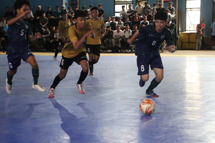 Asosiasi Futsal Kabupaten (AFK) Bekasi menggelar Liga Pelajar Kabupaten Bekasi ‘Argazia Student League 2025’ di GOR Futsal, Kecamatan Tambun Selatan, pada Minggu (04/05).