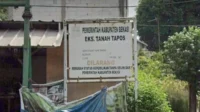Salah satu tanah eks Tapos aset daerah milik Pemkab Bekasi berbentuk ruang terbuka hijau (RTH) seluas 5 hektar di Jalan Kranggan, Kecamatan Jatisampurna, Kota Bekasi