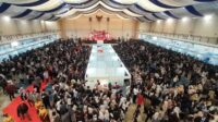 Pencaker memadati area Job Fair di President University Convention Centre Jababeka Cikarang Utara, Kabupaten Bekasi, Selasa (27/05)