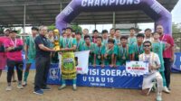 SSB Bintang Muda Jatireja sukses meraih gelar juara setelah menundukkan SSB ASSES dengan skor tipis 1-0 pada final Piala Soeratin U-15 Kabupaten Bekasi.
