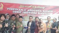 Komite Olahraga Nasional Indonesia (KONI) Kabupaten Bekasi menerima kunjungan kerja dari Komisi I DPRD Provinsi Banten, Senin (11/08). Kunjungan ini bertujuan untuk berkonsultasi terkait pengelolaan dan penggunaan dana hibah dari pemerintah daerah dalam mendukung pembinaan serta pengembangan olahraga prestasi.