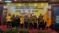 Angkatan Muda Partai Golkar (AMPG) Kabupaten Bekasi secara resmi menyatakan dukungan penuh kepada Akhmad Marjuki untuk kembali memimpin Partai Golkar Kabupaten Bekasi. Deklarasi dukungan tersebut dilakukan dalam acara Rapat Koordinasi Daerah (Rakorda) AMPG Kabupaten Bekasi yang digelar pada Sabtu (27/09).
