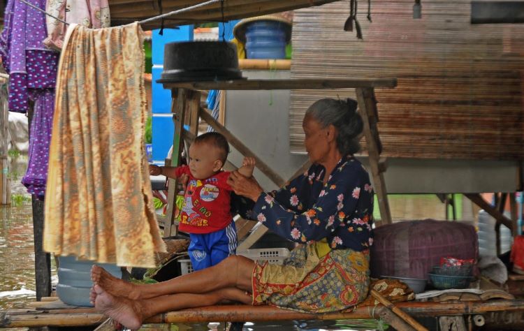 Ilustrasi warga miskin.