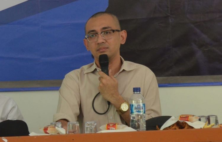 Ketua IKPM Gontor Kabupaten Bekasi, Aboy Maulana.