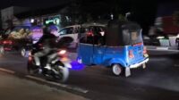 Arus mudik di Jalur Pantura Kabupaten Bekasi, Senin (16/07) malam