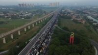 Pada periode H-10 hingga H-3 libur Lebaran (11–18 Maret 2026), sebanyak 523.223 kendaraan tercatat melintasi Cikarang melalui Jalan Tol Jakarta-Cikampek.