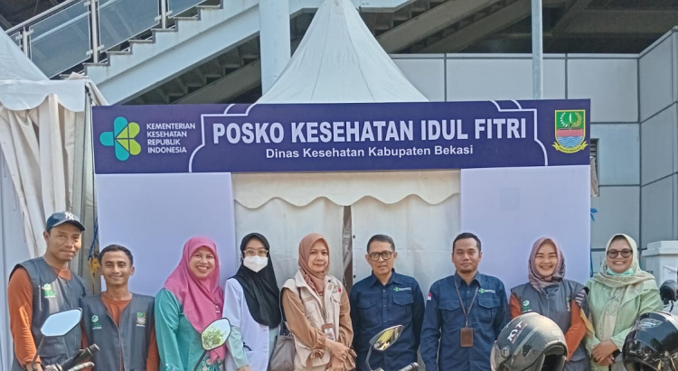 Posko Kesehatan 2026 di Stasiun Cikarang