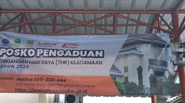 Posko Pengaduan THR di Dinas Ketenagakerjaan Kabupaten Bekasi