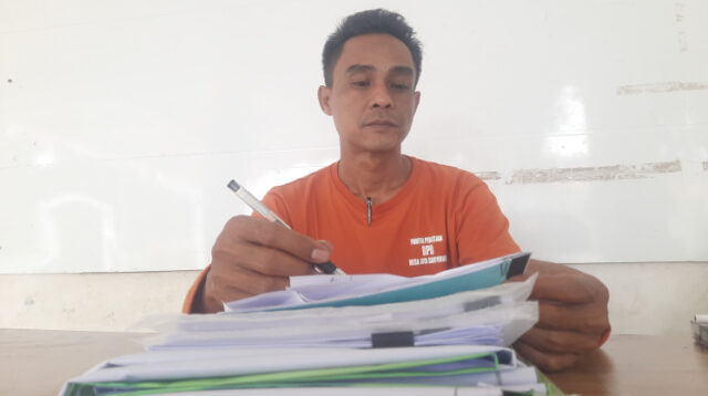 Ketua Panitia Pengisian BPD Jayasampurna, Rudi Hermawan