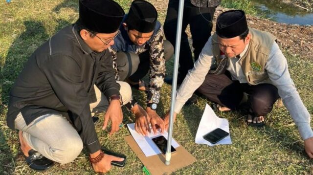 Verifikasi ulang arah kiblat melalui fenomena Rashdul Kiblat atau saat matahari tepat berada di atas Ka'bah yang berlangsung pada 15–16 Juli 2026.