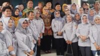 Menteri Pemberdayaan Perempuan dan Perlindungan Anak (PPPA) Republik Indonesia, Arifatul Choiri Fauzi saat menghadiri peresmian Kantor Pelayanan Terpadu UPTD Perlindungan Perempuan dan Anak (PPA) Kabupaten Bekasi serta Rumah Perlindungan Sementara (RPS) Ramah Anak yang berlokasi di Kawasan Industri Delta Silicon II, Cikarang Pusat beberapa waktu lalu.