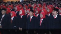 Pelantikan 1.564 anggota Badan Permusyawaratan Desa (BPD) hasil pemilihan pada akhir Mei 2026 lalu di 179 desa se-Kabupaten Bekasi.
